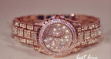 Load image into Gallery viewer, Luxury Women Watches Fashion Woman Rhinestone Watch Austria Crystal Ceramic Watches Female Quartz Wristwatches Lady Dress Watch