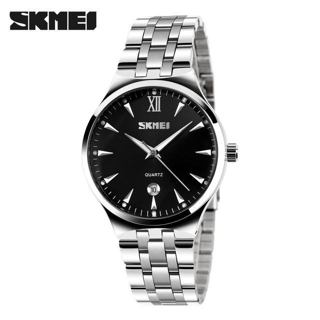 2016 SKMEI Brand Watches Men Fashion Casual Watch Full Steel Watch Date Display Luminous Male Shock Resist Men Wrist Watches