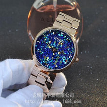 Load image into Gallery viewer, GUOU Brand Quartz Water Resistant Women Man Unisex Full Stainless Steel Bracelet Fashion Personality Babysbreath Diamond Watches