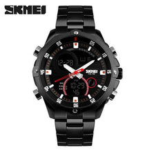 Load image into Gallery viewer, Top Luxury Brand SKMEI Men's Watches Full Steel Quartz Analog Digital LED Army Military Sport Watch Male Relogios Masculinos