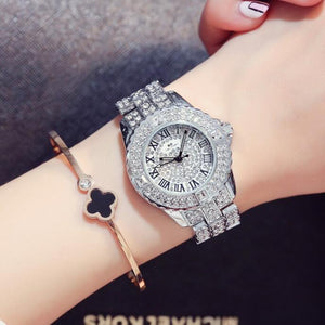 "2017 New Fashion Women Watches, High Quality Austrian Diamond Women Rhinestone Watches, Rose Gold Woman Lady  Dress Watch Clocks"