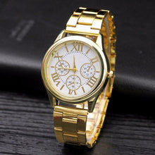 Load image into Gallery viewer, New Famous brand Fashion Casual Women Watches Roman Numerals Quartz watch women stainless steel Dress watches Relogio feminino