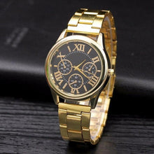 Load image into Gallery viewer, New Famous brand Fashion Casual Women Watches Roman Numerals Quartz watch women stainless steel Dress watches Relogio feminino