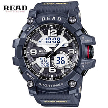 Load image into Gallery viewer, Luxury Brand Men Sports LED Watch Shock Waterproof  Watches Military Men's Analog Quartz Digital Watch Relogio Masculino