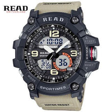 Load image into Gallery viewer, Luxury Brand Men Sports LED Watch Shock Waterproof  Watches Military Men's Analog Quartz Digital Watch Relogio Masculino