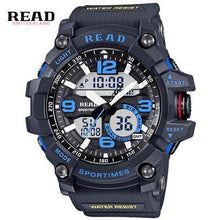 Load image into Gallery viewer, Luxury Brand Men Sports LED Watch Shock Waterproof  Watches Military Men's Analog Quartz Digital Watch Relogio Masculino