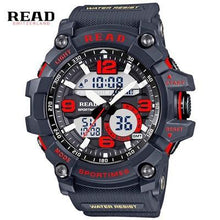 Load image into Gallery viewer, Luxury Brand Men Sports LED Watch Shock Waterproof  Watches Military Men's Analog Quartz Digital Watch Relogio Masculino