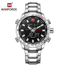 Load image into Gallery viewer, NAVIFORCE Luxury Brand Men Military Sport Watches Men's Digital Quartz Clock Full Steel Waterproof Wrist Watch relogio masculino