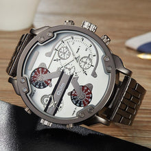 Load image into Gallery viewer, Oulm Large Big Watches Men Luxury Brand Military Army Men's Casual Wristwatches Famous Quartz Watch Male relogio masculino
