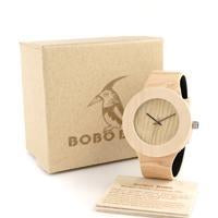 Load image into Gallery viewer, BOBO BIRD Luxury Wooden Women Watches Designer Three Cases Watch with Silver Needles Quartz Watches CbH10 H12 H13