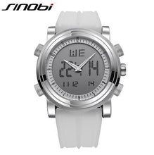 Load image into Gallery viewer, SINOBI 9368 relogio masculino digital watch Men WristWatch Date Waterproof Chronograph Running Clocks Montres Femmes sport watch