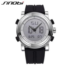Load image into Gallery viewer, SINOBI 9368 relogio masculino digital watch Men WristWatch Date Waterproof Chronograph Running Clocks Montres Femmes sport watch