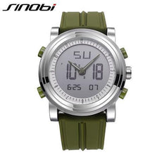 Load image into Gallery viewer, SINOBI 9368 relogio masculino digital watch Men WristWatch Date Waterproof Chronograph Running Clocks Montres Femmes sport watch