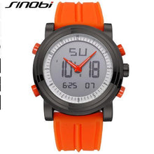 Load image into Gallery viewer, SINOBI 9368 relogio masculino digital watch Men WristWatch Date Waterproof Chronograph Running Clocks Montres Femmes sport watch