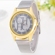 Load image into Gallery viewer, New Brand Gold Geneva Casual Quartz Watch Women Metal Mesh Stainless Steel Dress Wrist Watches Relogio Feminino Clock Hot Sale