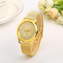 Load image into Gallery viewer, New Brand Gold Geneva Casual Quartz Watch Women Metal Mesh Stainless Steel Dress Wrist Watches Relogio Feminino Clock Hot Sale
