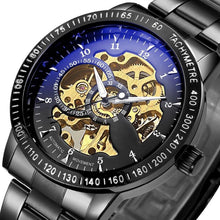 Load image into Gallery viewer, Top Luxury Brand Mechanical Watch Men's Automatic Self wind Wristwatch Stainless Steel Skeleton Fashion Clock Male Steampunk