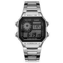 Load image into Gallery viewer, Casio Watches top brand luxury Men Sports AE-1200WHD-1A digital Waterproof Complete Calendar Alarm stainless steel band Relogio