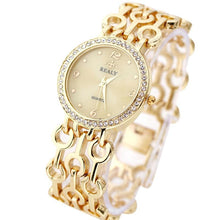 Load image into Gallery viewer, Bracelet Watch women Fashion Luxury designer dress high quality stainless steel strap silver gold rose gold quartz wristwatch