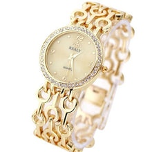 Load image into Gallery viewer, Bracelet Watch women Fashion Luxury designer dress high quality stainless steel strap silver gold rose gold quartz wristwatch