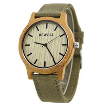 Load image into Gallery viewer, BEWELL Famous Brand Wood Watch Analog Digital Bamboo Clock Men Women Watch Male Watches Luxury Relogio Masculino Feminino 124B