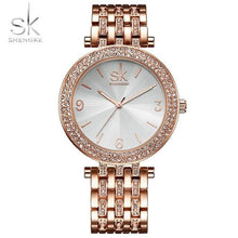 Load image into Gallery viewer, Shengke Women Watces Luxury Relogio Feminino RoseGold Dial Fashion Montre Femme Ladies Watches Ladies Women Wristwatches 2017SK