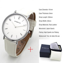 Load image into Gallery viewer, Fashion Men Minimalist Watch Women Arabic Japan Quartz Thin Leather Silver Mesh Stainless Steel Magnet Strap Antibrittle Classic