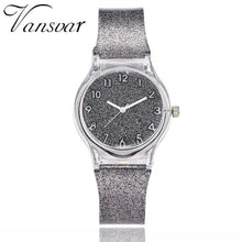 Load image into Gallery viewer, Vansvar Fashion Jelly Silicone Transparent Plastic Women Dress Watches Lovely Cute Unique Ladies Watch Drop Shipping Hot