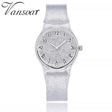 Load image into Gallery viewer, Vansvar Fashion Jelly Silicone Transparent Plastic Women Dress Watches Lovely Cute Unique Ladies Watch Drop Shipping Hot