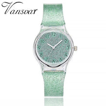 Load image into Gallery viewer, Vansvar Fashion Jelly Silicone Transparent Plastic Women Dress Watches Lovely Cute Unique Ladies Watch Drop Shipping Hot
