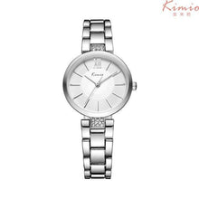 Load image into Gallery viewer, KIMIO Full Steel Women's Watches Luxury Rhinestone Bracelet Watch Waterproof Quartz Wristwatches Girls Dress Clock Montre Femme