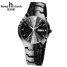 Load image into Gallery viewer, KEEP IN Touch Luxury Brand Quartz Black Watch Men Fashion Casual Hand Calendar Mens Watches Luminous Man Clock erkek kol saati