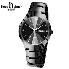 Load image into Gallery viewer, KEEP IN Touch Luxury Brand Quartz Black Watch Men Fashion Casual Hand Calendar Mens Watches Luminous Man Clock erkek kol saati
