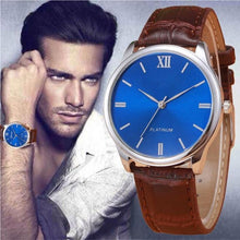 Load image into Gallery viewer, Relojes hombre 2017 Fashion Mens Watch Male Clock Roman Business Leather Band Quartz Watch Hodinky saat Relogio Masculino
