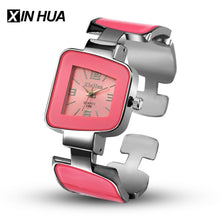 Load image into Gallery viewer, Relogios Feminino 2017 XINHUA Women Watches Stainless Steel Bracelet Bangle Unique Designer Watch Dress Female Clock reloj mujer