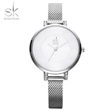 Load image into Gallery viewer, Shengke Women Watches 2017 Fashion Ladies Wrist Watch Stainless Steel Band Gold Silver Bracelet Quartz Watch Relogio Feminino SK