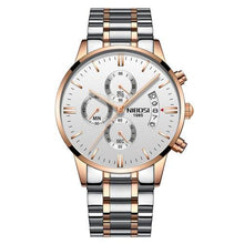 Load image into Gallery viewer, NIBOSI Relogio Masculino Men Watches Top Brand Luxury Fashion Business Quartz Analog Watch Men Sport Steel Waterproof Wristwatch