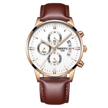Load image into Gallery viewer, NIBOSI Relogio Masculino Men Watches Top Brand Luxury Fashion Business Quartz Analog Watch Men Sport Steel Waterproof Wristwatch