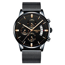 Load image into Gallery viewer, NIBOSI Relogio Masculino Men Watches Top Brand Luxury Fashion Business Quartz Analog Watch Men Sport Steel Waterproof Wristwatch