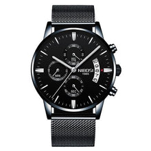 Load image into Gallery viewer, NIBOSI Relogio Masculino Men Watches Top Brand Luxury Fashion Business Quartz Analog Watch Men Sport Steel Waterproof Wristwatch