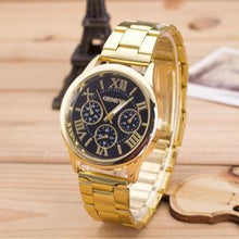 Load image into Gallery viewer, New Wristwatch Women Female Geneva Clock Ladies Watch Roman Numerals Quartz Watches Men Casual Stainless Steel Strap Wrist Watch