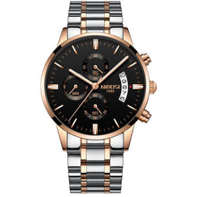 Load image into Gallery viewer, 2018 NIBOSI Gold Quartz Watch Top Brand Luxury Men Watches Fashion Man Wristwatches Stainless Steel Relogio Masculino Saatler