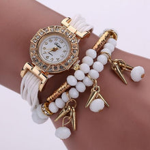 Load image into Gallery viewer, Brand Ladies Watch 2018 Luxury PU Strap Pendant Bracelet Watches Women Relogio Feminino Wrist Women's Watches Female Clock Saat