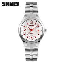 Load image into Gallery viewer, Women Watches SKMEI Women's Stainless Steel 30M Waterproof Quartz Watch Fashion Ladies Wrist Watch Relogio Feminino Montre Femme
