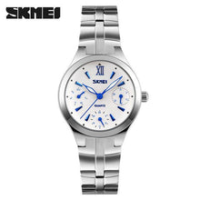 Load image into Gallery viewer, Women Watches SKMEI Women's Stainless Steel 30M Waterproof Quartz Watch Fashion Ladies Wrist Watch Relogio Feminino Montre Femme