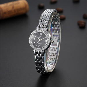 Women quartz full steel watch fashion elegant female barcelet stainless steel Watches Analog mujer relojes wristwatch hot clock!