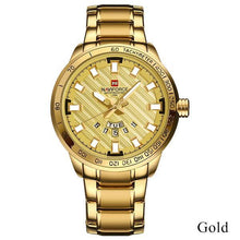 Load image into Gallery viewer, NAVIFORCE Top Brand Watches Men Quartz Watches Man's Steel Watch Male Gold Wristwaches Drop Shipping Wholesale Relogio Masculino