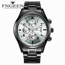 Load image into Gallery viewer, 2018 Fashion Black Wrist Watch Mens Top Brand Luxury Famous Male Clock Date Quartz Watch Full Steel Wristwatch Relogio Masculino