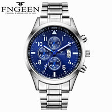 Load image into Gallery viewer, 2018 Fashion Black Wrist Watch Mens Top Brand Luxury Famous Male Clock Date Quartz Watch Full Steel Wristwatch Relogio Masculino