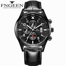 Load image into Gallery viewer, 2018 Fashion Black Wrist Watch Mens Top Brand Luxury Famous Male Clock Date Quartz Watch Full Steel Wristwatch Relogio Masculino